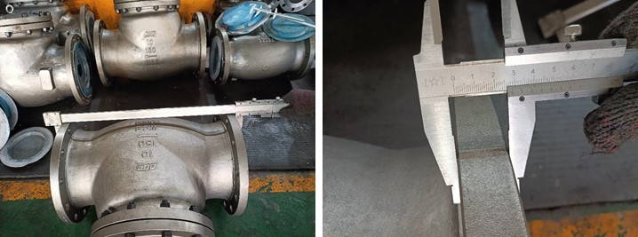 10" 150LB Swing Check Valve, RF Connection, Body WCB, API 6D