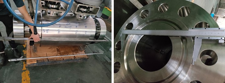 RTJ, 8" 2500LB DBB Trunnion Mounted Ball Valve, F51, API 6D