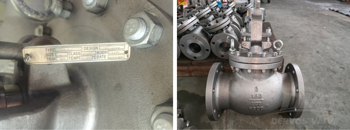 6" 150LB Carbon Steel Globe Valve