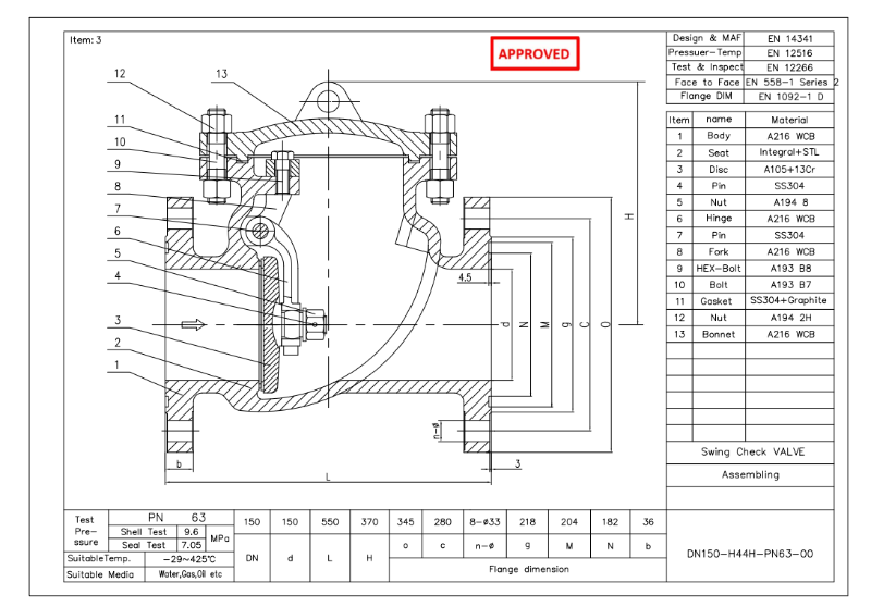 Swing Check Valve Suppliers