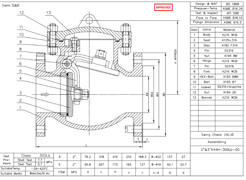 Swing Check Valve Swing Check Valve