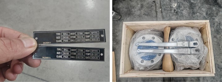 Three-way ball valve