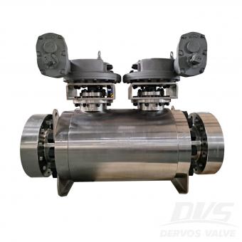 RTJ، 8 2500LB DBB صمام كروي مرتكز الدوران، F51، API 6D