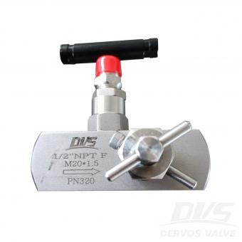 Lever ، DN15 PN320 Needle Valve ، FNPT ، Body SS316 ،