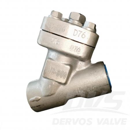 مصفاة من النوع Y مقاس 3/8 بوصة ووزن 800 رطل، HC-276 NPT ASME B16.34