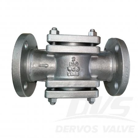 زجاج رؤية 2 بوصة 150 رطل WCB RF ASME B16.34 مع مروحة