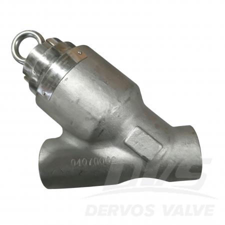 مصفاة من النوع Y سعة 2500 رطل، مصنوعة من الفولاذ المقاوم للصدأ F316H، وفقًا لمعيار ASME B16.34 BSPT