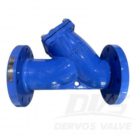 مصفاة من النوع Y مقاس 4 بوصات ووزن 125 رطلاً، A395 1.4408 FF ASME B16.34