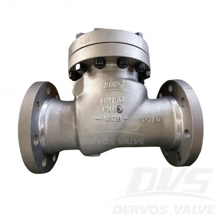 صمام فحص متأرجح WCB DN150 PN63 EN1092-1 D