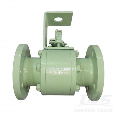 صمام كروي عائم DN80 PN16 A105 يعمل بمقبض