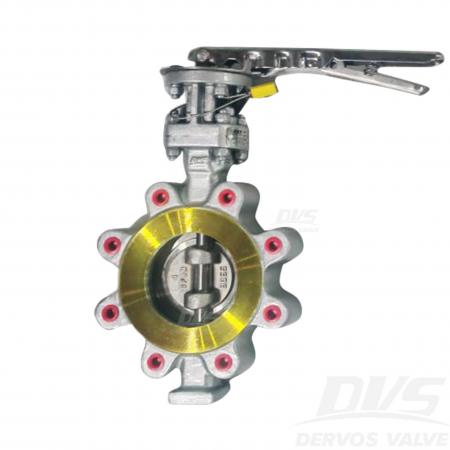 صمام فراشة ثلاثي الإزاحة DN100 150LB C95800