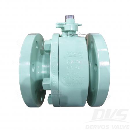 صمام كروي عائم مطروق DN80 PN40 A105 ذراع ISO 17292